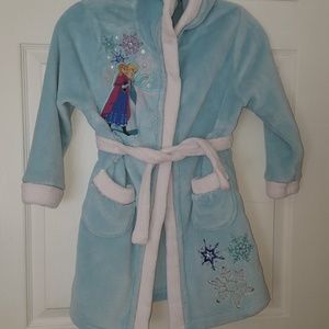 Disney store "Frozen" girls hooded bath robe